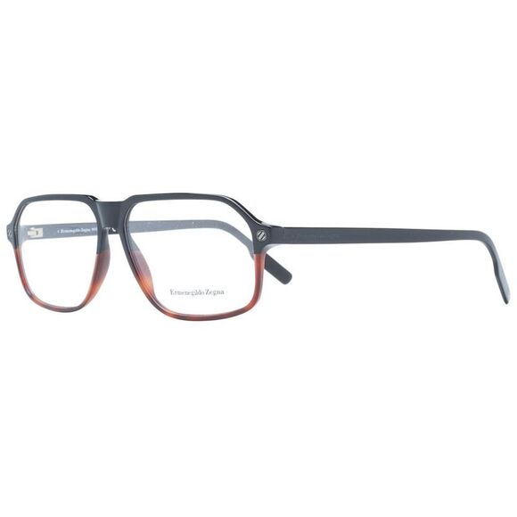 Ermenegildo Zegna Black Plastic Glasses Men´s (Frames)